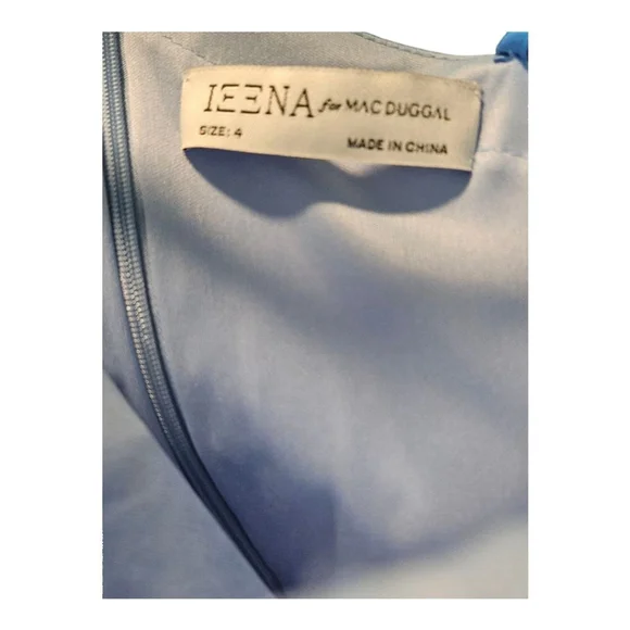 Mac Duggal Dress Size 4 Blue One Shoulder - Picture 10 of 14